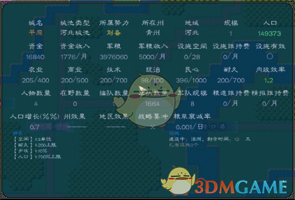 《中华三国志》城池系统系统详解