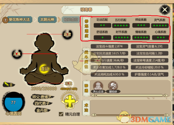 《了不起的修仙模拟器》修炼速度影响因素分析