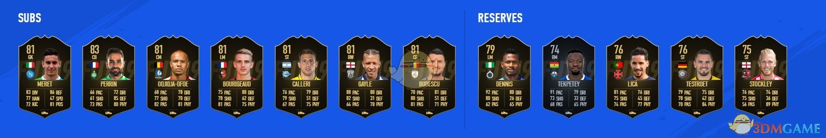  《FIFA 19》第十五周周最佳黑卡球员阵容一览 