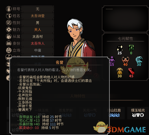 《太吾绘卷》新版本刷名誉方法攻略