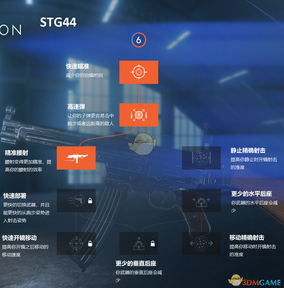 《战地5》枪械技能一览