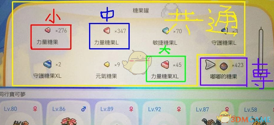 《精灵宝可梦LetsGo皮卡丘伊布》糖果系统详解