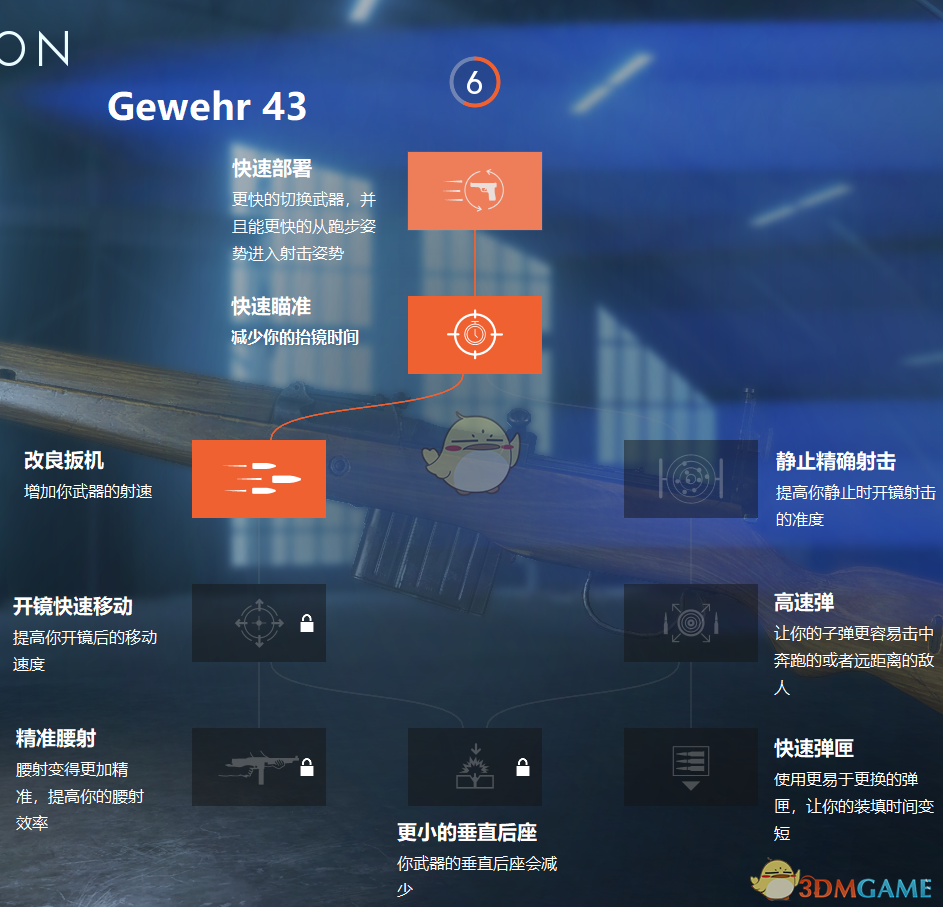 《战地5》枪械技能一览