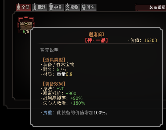 《太吾绘卷》全传家宝作用一览