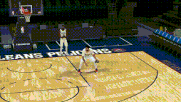 《NBA 2K19》内线沉底步操作教学