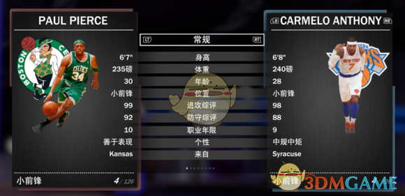 《NBA 2K19》梦幻球队全钻卡详解