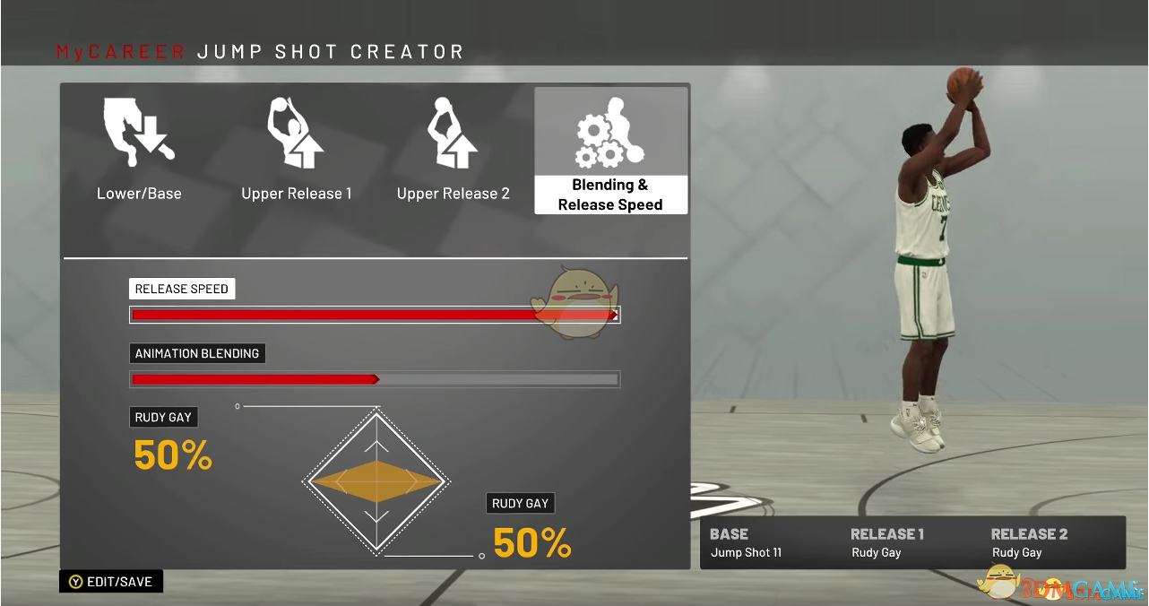 《NBA 2K19》漂移投篮及自定义投篮动作推荐