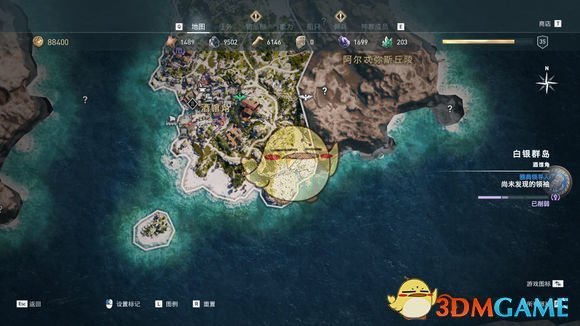 《刺客信条：奥德赛》部分谜题陶片位置一览
