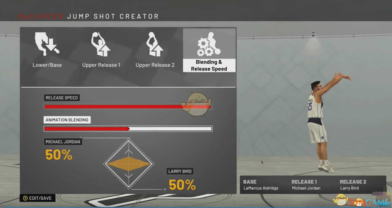 《NBA 2K19》漂移投篮及自定义投篮动作推荐