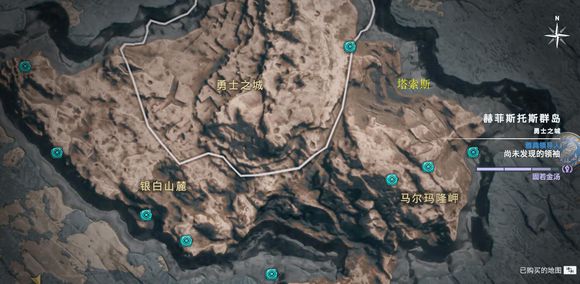 《刺客信条：奥德赛》全奥利哈钢地图位置一览