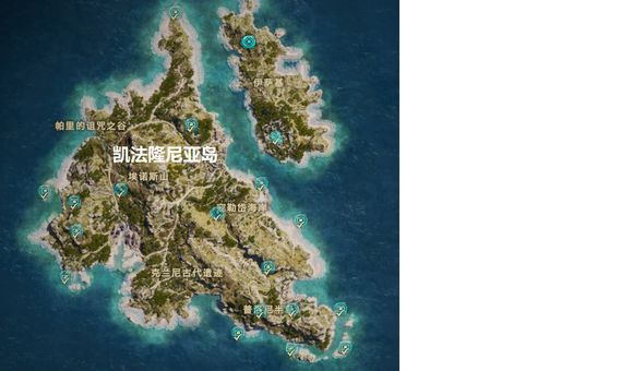 《刺客信条：奥德赛》全奥利哈钢地图位置一览