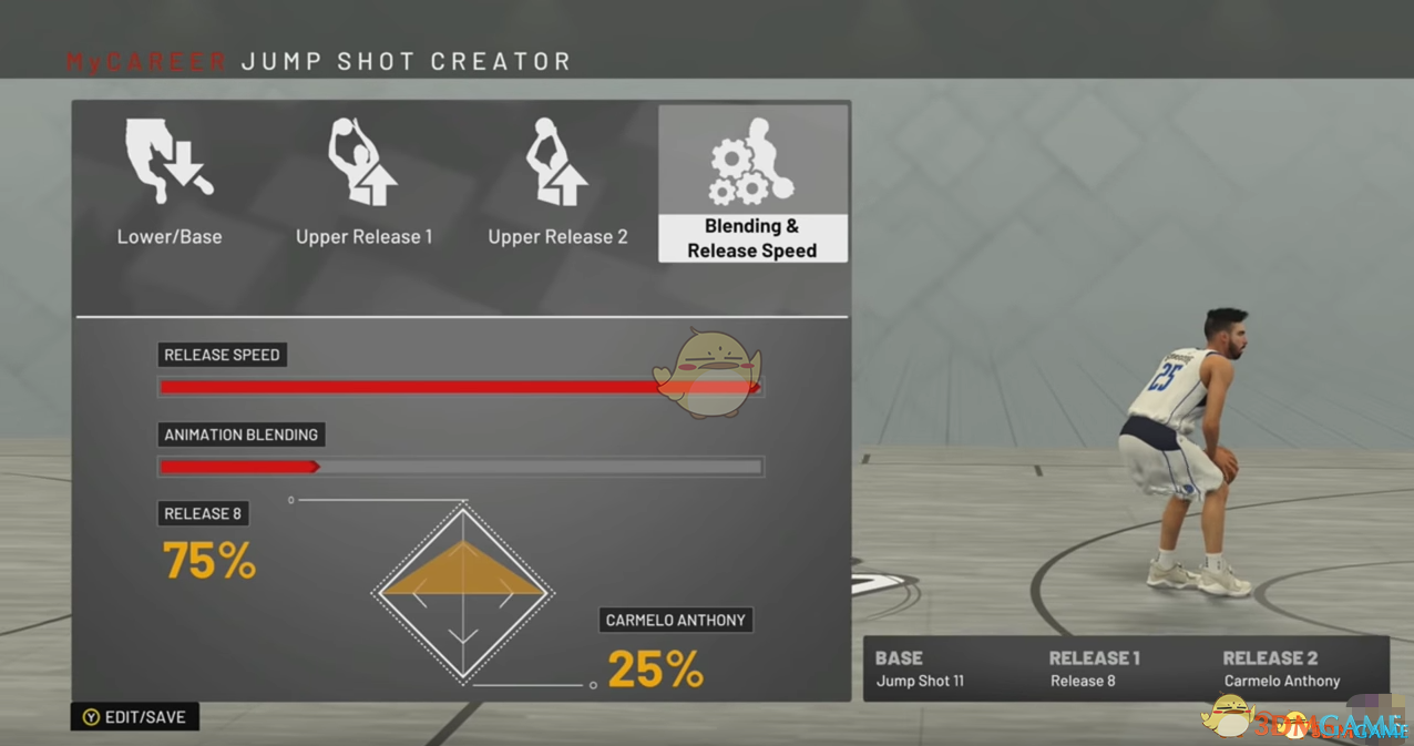 《NBA 2K19》漂移投篮及自定义投篮动作推荐