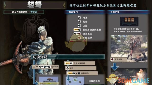 《怪物猎人：世界》轻弩初级弹药详解