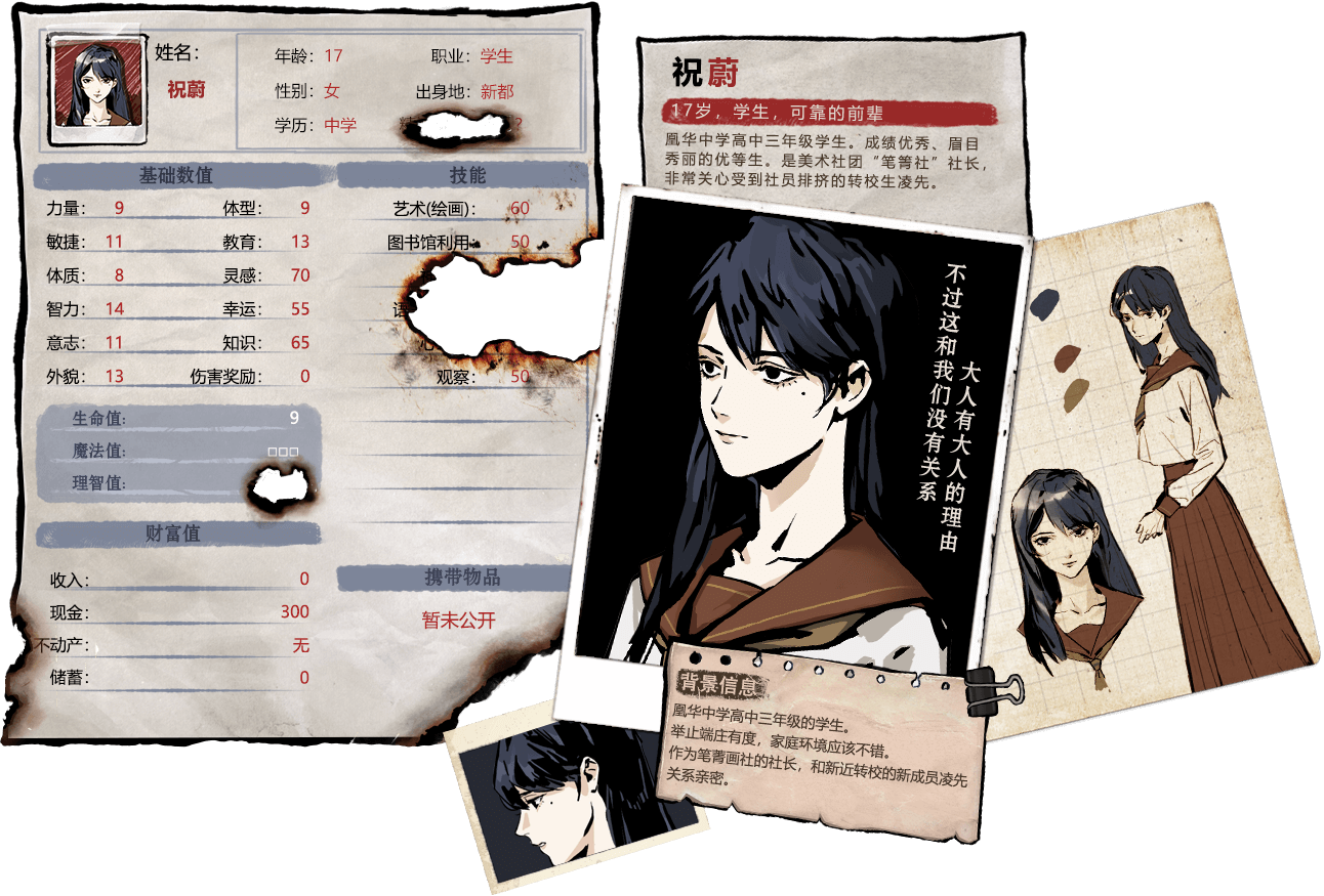 《寄居隅怪奇事件簿》全角色介绍
