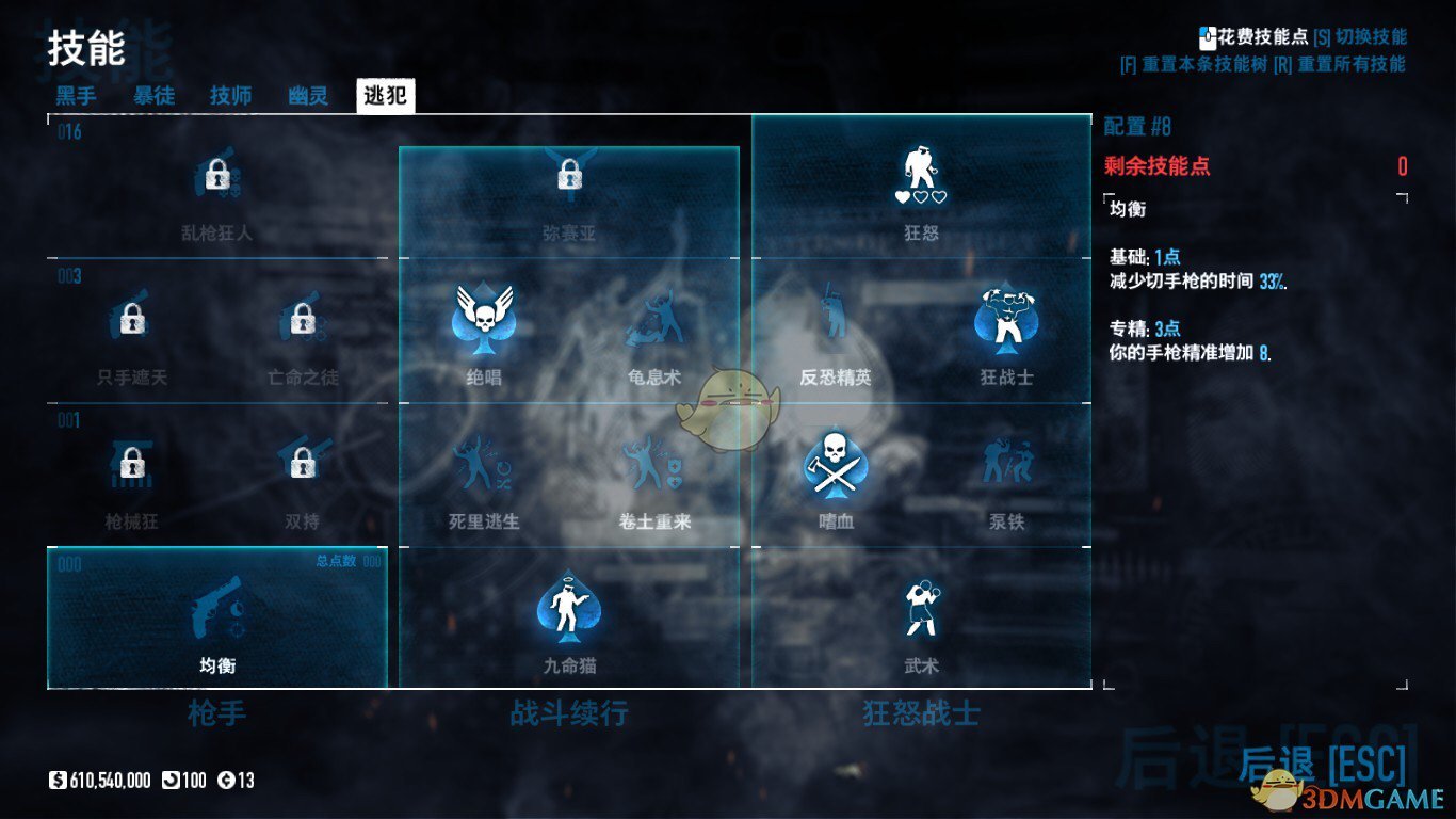 《收获日2》MICROGUN大机枪暴击泼水社保加点