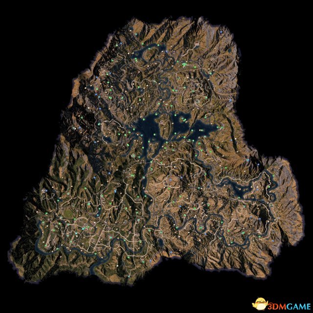 孤岛惊魂5完整地图及任务图标一览
