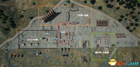 绝地求生机场地形与行动路线