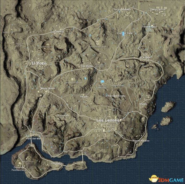 绝地求生空投全图刷新地点一览