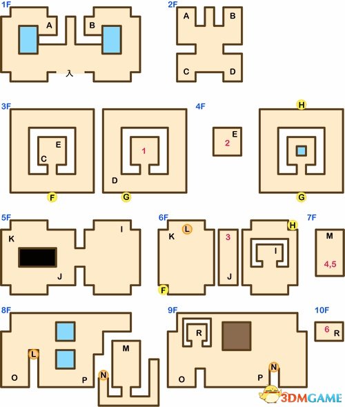 勇者斗恶龙5天空之塔宝箱及路线攻略