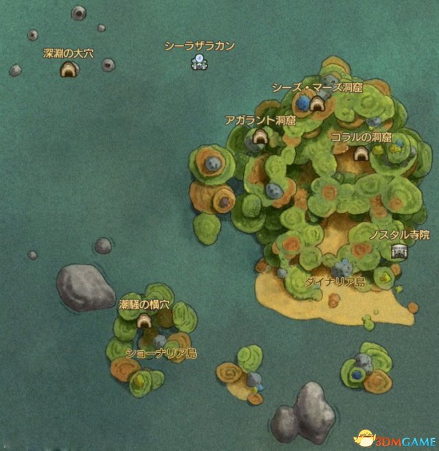 二之国2亡灵之国全区域地图 二之国2全地图详细标注