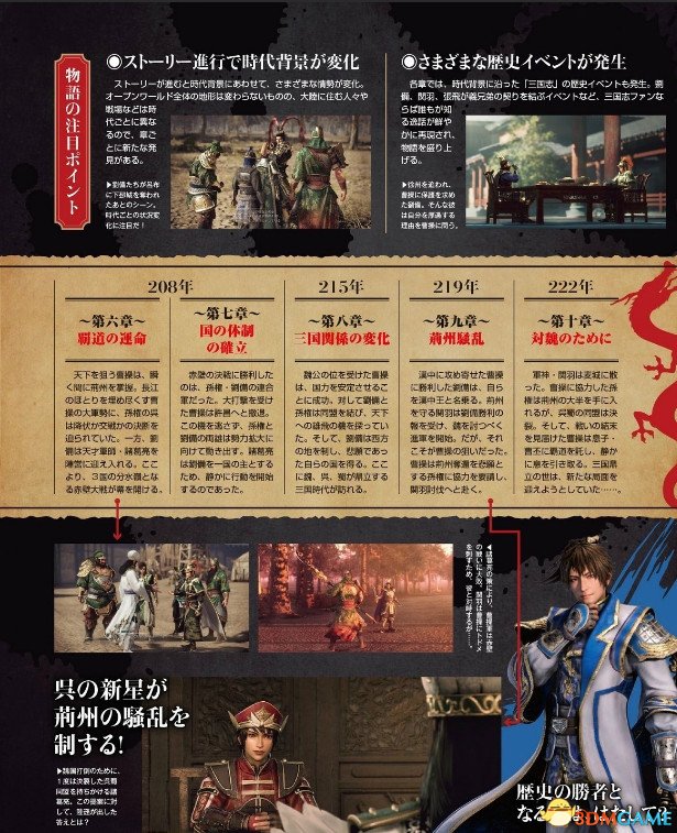 真三国无双8前十章故事剧情内容一览