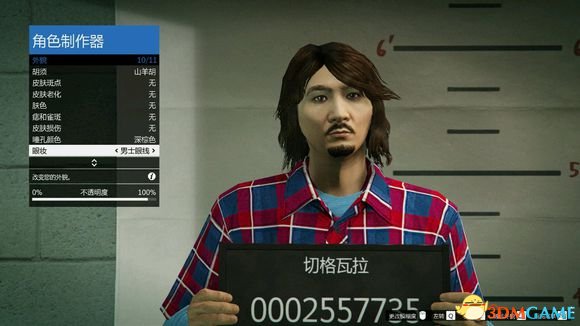 侠盗猎车5窃格瓦拉捏脸数据
