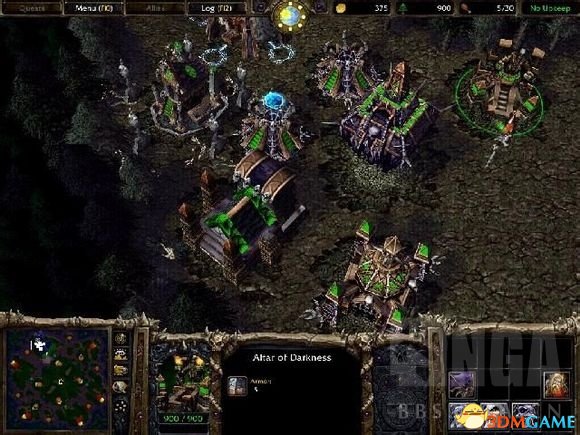 魔兽争霸3不死族建筑布局介绍 WAR3亡灵天灾怎么布局