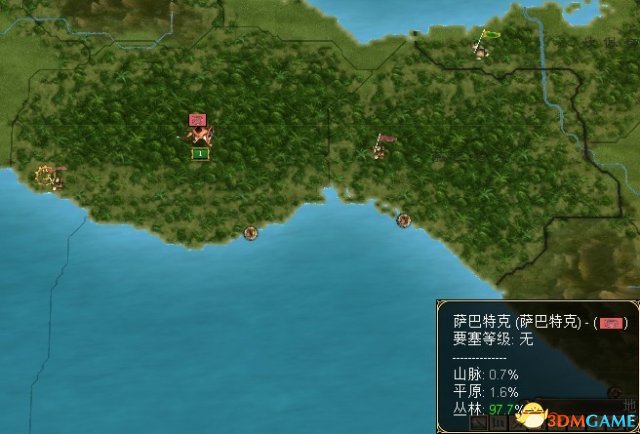 欧陆风云3地形影响介绍