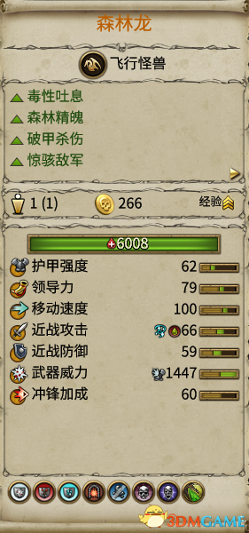 全面战争战锤2凡人帝国木精灵满级单位数据一览