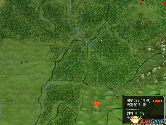 欧陆风云3地形影响介绍