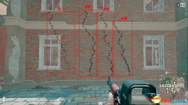 绝地求生大逃杀三种枪头射击修正效果打靶测试图解