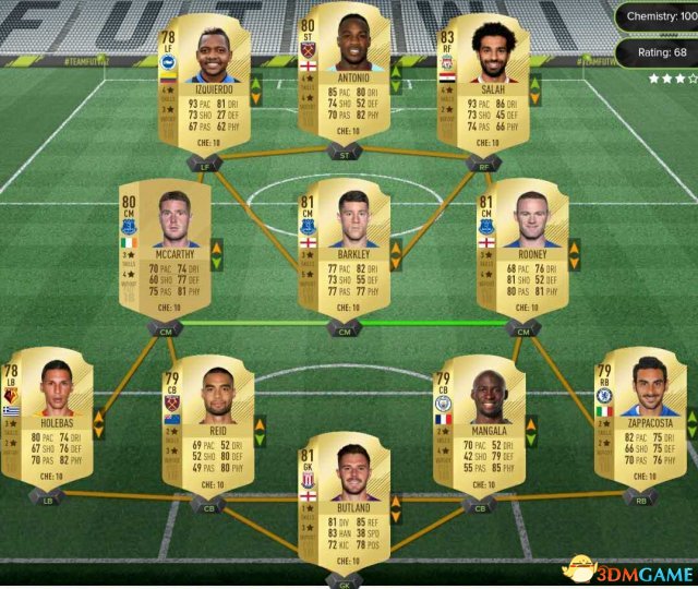 FIFA18UT模式开荒阵容和屌丝妖人推荐分享