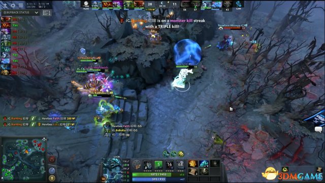 DOTA2TI7淘汰赛NB2:1iG 双方有来有回 NB略胜一筹