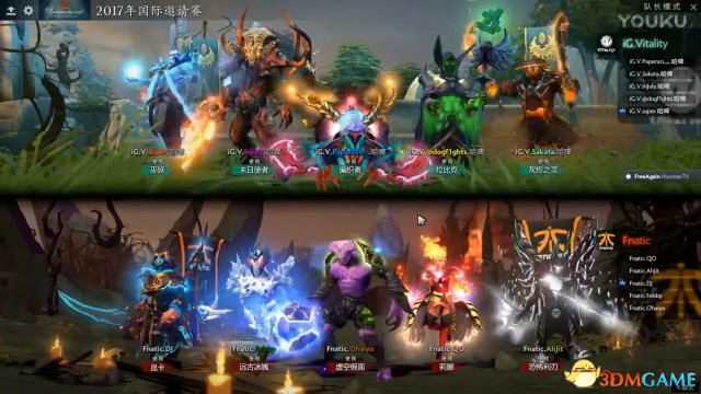 DOTA2 TI7小组赛A组 iG.V vs Fnatic比赛视频
