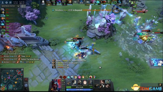 DOTA2TI7淘汰赛NB2:1iG 双方有来有回 NB略胜一筹