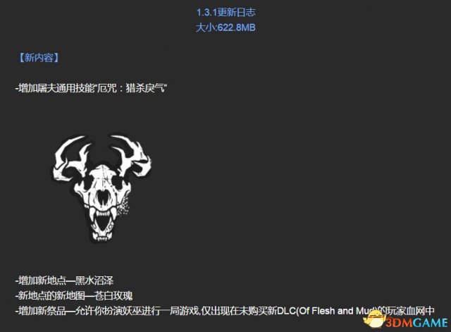 黎明杀机12月9日更新了什么