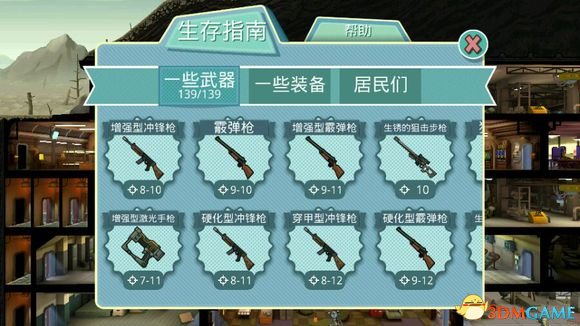 《辐射避难所》武器装备人物图鉴