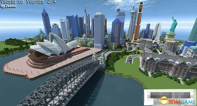 我的世界1.8.0世界之城地图存档
