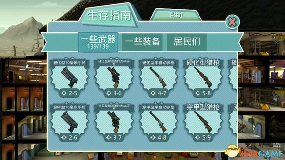 《辐射避难所》武器装备人物图鉴