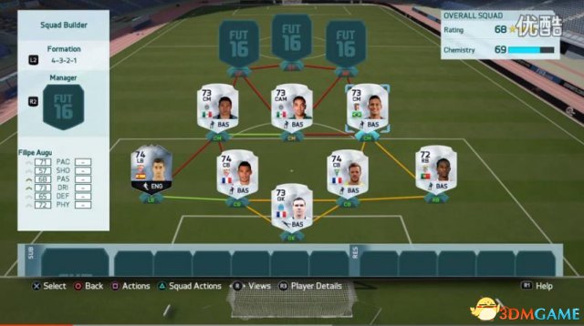 FIFA16纯银卡阵容推荐