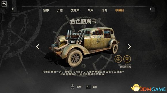 疯狂麦克斯 金色图斯卡位置分享 金色图斯卡怎么找