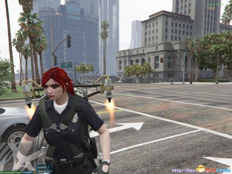侠盗猎车5GTA5PC版 完美喷气背包MOD 火箭喷射MOD