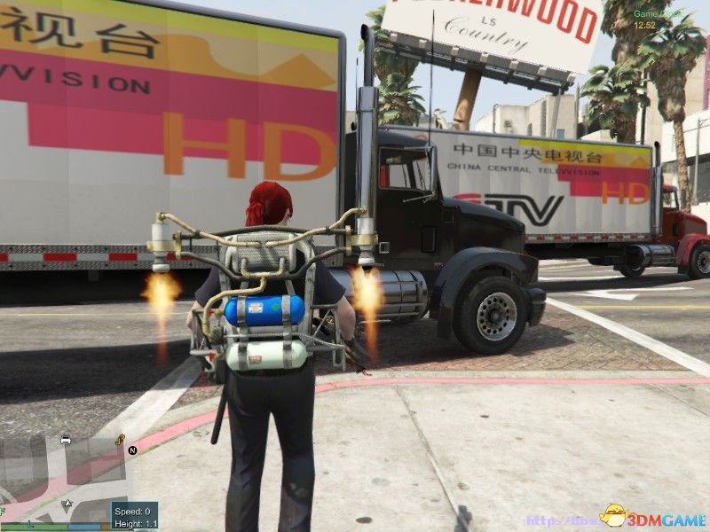 侠盗猎车5GTA5PC版 完美喷气背包MOD 火箭喷射MOD