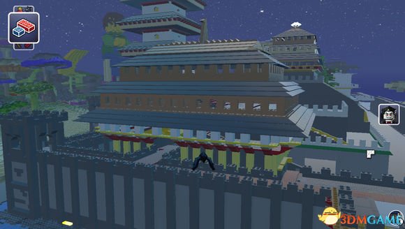 乐高世界 自建海边城堡鉴赏视频 海边城堡欣赏