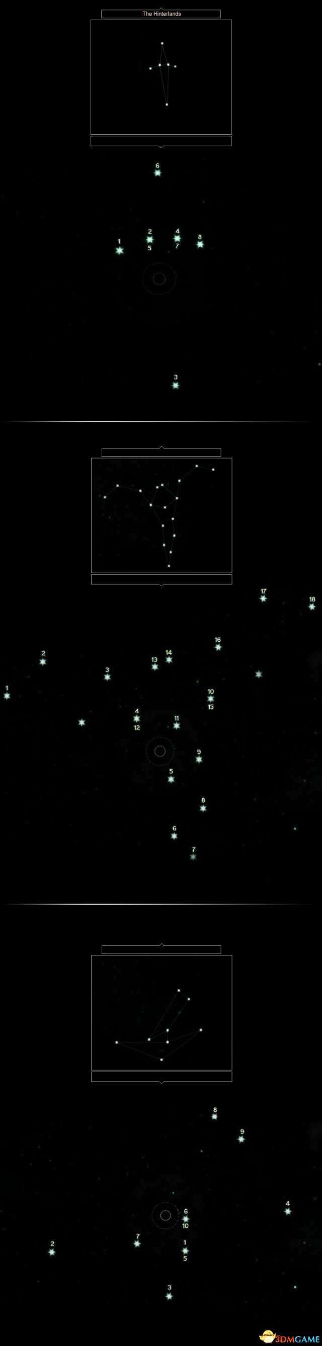 龙腾世纪3：审判 星座连线方法图解 星座怎么连线 