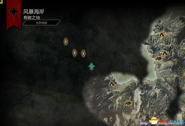 龙腾世纪3:审判 风暴海岸山洞怎么过去的方法参考