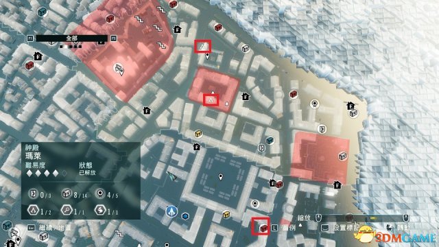 刺客信条:大革命 多人任务全同步点收集地图攻略