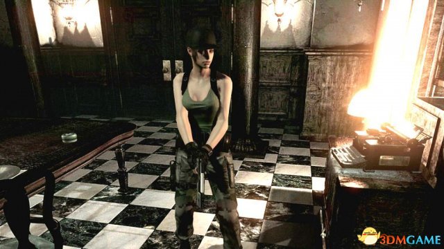 生化危机HD重制版 吉尔背心迷彩裤去眼镜版服装MOD