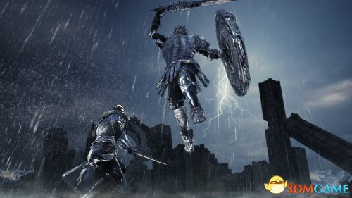 黑暗之魂2:失落皇冠DLC 罪龙黑铁刀无伤打法视频