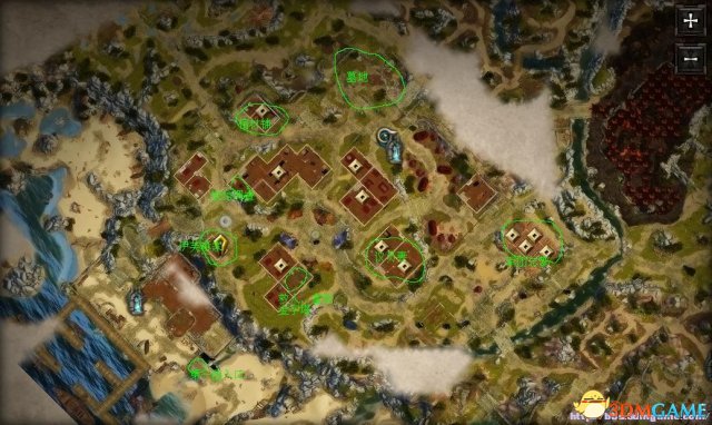 神界3:原罪 简易全主线任务通关指引地图标示攻略